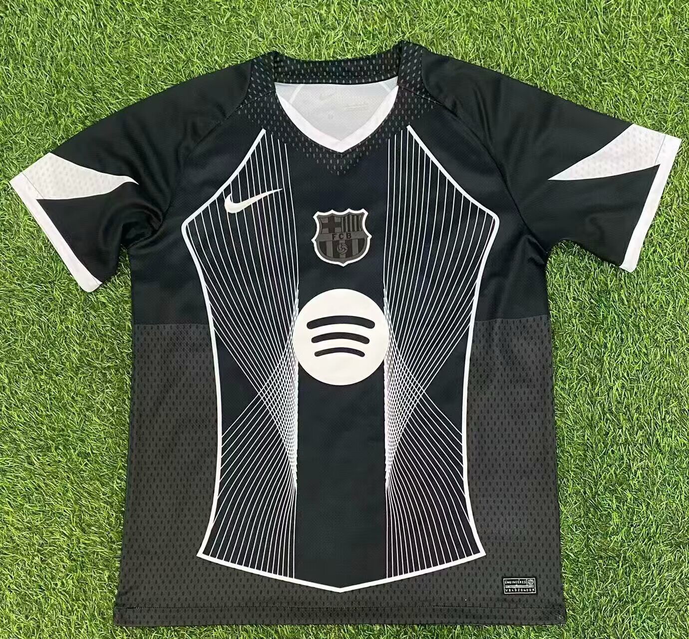 AAA Quality Barcelona 25/26 Training Black/Grey Jersey